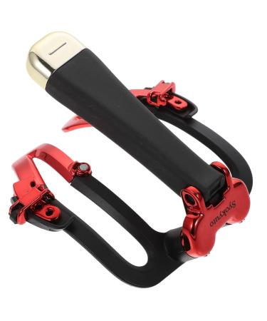 Housoutil Model Kits 1pc Eyebrow Tool Eye Brow Shaping Kit Adjustable Brow Template Eye Brows Shaper Girl Model 14x11.5cm Black