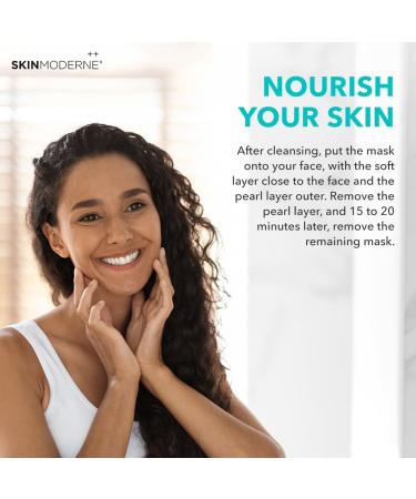 SKIN MODERNE++ Healing & Soothing Sheet Masks - Hydrating & Moisturizing with Plant Extracts & Hyaluronic Acid - Vegan Skincare - 6-Pack for Radiant Skin - Buy Online on GoSupps.com