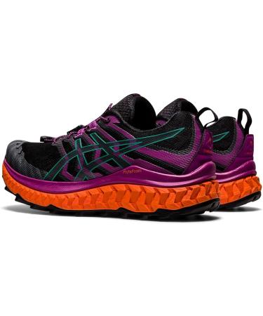 ASICS Women's Trabuco Max Running Shoes 6.5 - Black/Digital Grape - Buy Online on GoSupps.com