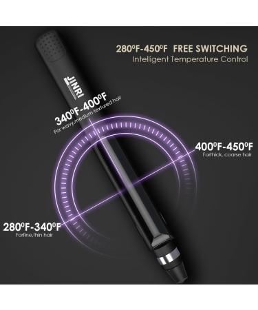 JINRI Hair Straightener - High Heat 450 Ceramic Flat Iron for All Hair Types Adjustable Temperature & Dual Voltage - Buy Online on GoSupps.com
