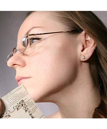 Kokobin Half-Frame Reading Glasses - Metal Crescent Lens +1.5 | Spring Hinges for Men & Women | 3-Pack Narrow Readers - Buy Online on GoSupps.com