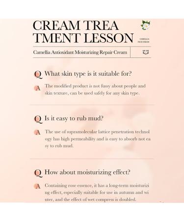 BIOAQUA Camellias Anti-Oxidation Moist Repair Face Cream - Moisturizing Facial Skin Care 50g | International Shipping Available - Buy Online on GoSupps.com