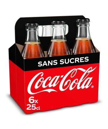 Coca - Cola Zero Sugar 6 X 250ml Cola 250 ml