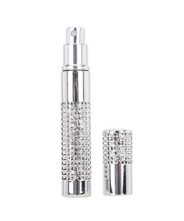 Verdant Touch Perfume Bottle 5ml Empty Perfume Spray Bottle Refillable Essential Oil Travel Atomizer Silver Metal Perfume Dispenser