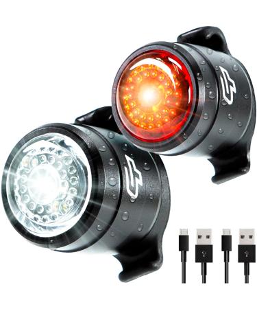 Cycle Torch USB Rechargeable Bike Lights Front and Back, Bolt Combo Bicycle Light Headlight & Taillight Set, Easy to Install, Lightweight & Durable