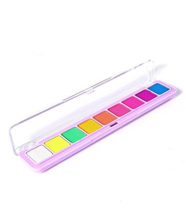 9 Color Glow-in-the-Dark Face Painting Kit - Portable Body Paint Set for Creative Fun | International Shipping - Buy Online on GoSupps.com