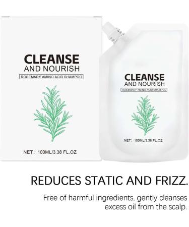 Shampoing QPJUVC aux acides amin s et au romarin pour la croissance des cheveux - Shampoing paississant et fortifiant pour cheveux clairsem s - Cheveux lisses et brillants (2) - Buy Online on GoSupps.com