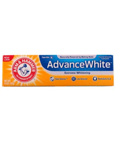 Arm & Hammer Advance White Extreme Whitening Toothpaste Clean Mint 4.3 oz (121 g)