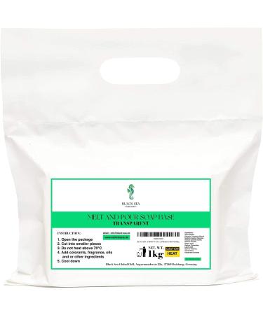 Black Sea Germany 1 kg super clear /transparent) /Pro (professional) soap for soap casting raw soap soap base base (SLS free) 100% vegan