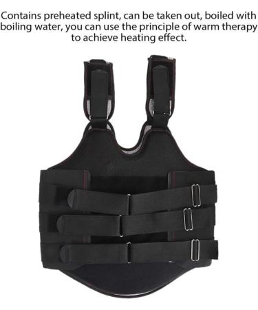 Thoracic Full Back Brace - Use This Hard Lumbar Support for Kyphosis Osteoporosis Compression Fractures and Pre- Or Post-Operative Care(Medium) - Buy Online on GoSupps.com