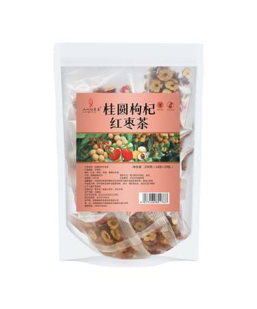 Combination herbal tea of longan, wolfberry, red dates and roses  Wolfberry and red dates tea 200g 7.05Oz. 10g*20 sachets