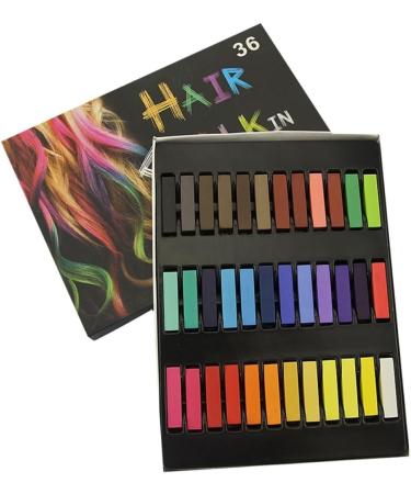 Craie pour Cheveux Temporaire 36 Couleurs Jetables et Lavables Stylos de Teinture Capillaire Color e Usage Unique Facile Appliquer pour F tes Cosplay et Coiffure Cr ative - Buy Online on GoSupps.com