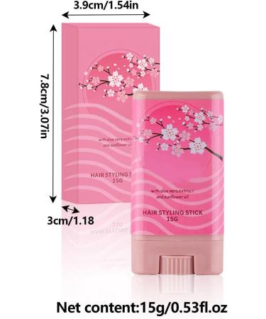 Wax Stick for Hair | Hair Styling Wax Stick Slick Stick - Portable Non-greasy Pomade Wax for Unruly and Frizz Hair - Buy Online on GoSupps.com
