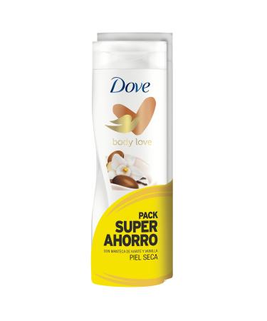Dove Economy Pack Moisturizer with Katire Butter and Vanilla for Dry Skin 2 x 400 ml