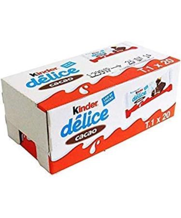  Kinder 20 x Children's Chocolate Delight 42 grams - Buy Online on GoSupps.com
