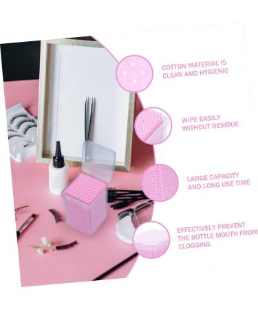 2 Boxes Eyelash Cleaning Pads & Glue Wiping Cloths - Lint-Free Adhesive Wipes for Lash Extensions & Makeup Removal - Buy Online on GoSupps.com