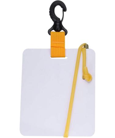 Keenso Dive Writing Slate - Waterproof Underwater Tablet with Pencil for Diving | Swivel Clip Board for Water Sports - Buy Online on GoSupps.com