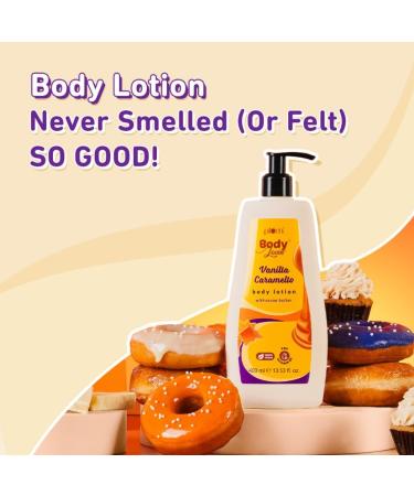 P_lum BodyLovin Vanilla Caramello Body Lotion - 13.5 fl oz Cocoa Butter & Vitamin B5 Non-Greasy Hydration for All Skin Types - Worldwide Shipping Available - Buy Online on GoSupps.com