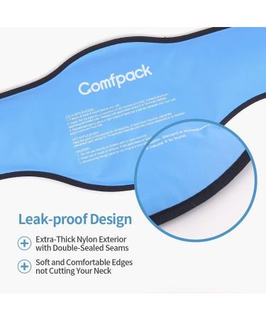 Comfpack Reusable Gel Neck Ice Pack Wrap for Pain Relief and Recovery - Buy Online on GoSupps.com