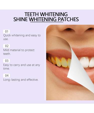 Enamel-Protective Purple Teeth Whitening Strips - Fast-Acting Tooth Stain Treatment Removes Yellow Stains & Freshens Breath for Brighter Smile (Pack of 1) - Buy Online on GoSupps.com