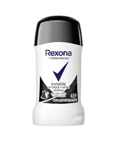 REXONA WOMEN MotionSense INVISIBLE BLACK + WHITE 48h ANTI-PERSPIRANT SOLID STICK 40 ml