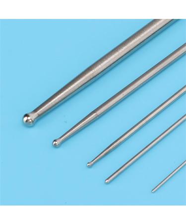Snake Probes 6 Piece Professional Probe Set Stainless Steel Round Head Anti Allergy Reptiles Snake Sexing Probe Snake Probe Kit for Veterinary - Buy Online on GoSupps.com