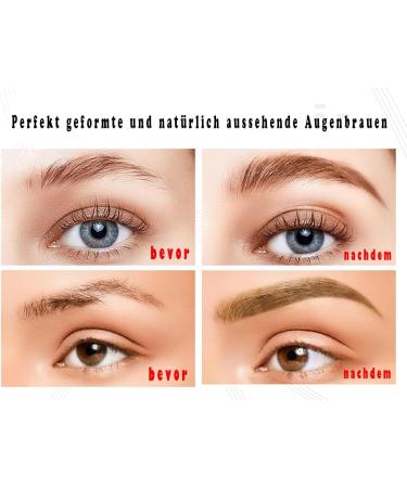  Linble Microblading liquid eyebrow pen - Four pointed tip - For liquid hair - Like Strokes Eyebrow - Pigment ink for eyebrows (#03 grey) - Buy Online on GoSupps.com