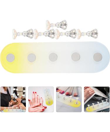 FOMIYES 5 Sets Nail Practice Holder Fake Nails Decor Creative Nail Holders Magnetic Fake Nail Holder Nail Display for Nail Art Creative Nail Stands Convenient Nail Display Suite - Buy Online on GoSupps.com