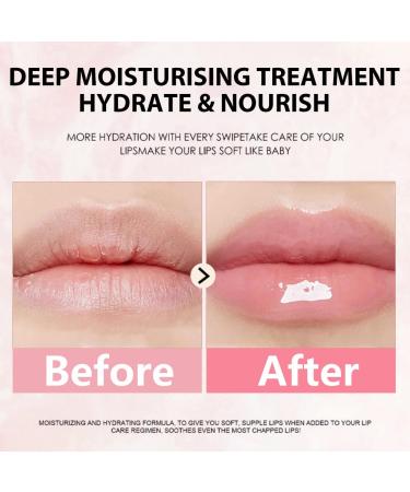 5 Colors Tinted Peptide Lip Tint Hydrating Lip Tint Stain Lip Gloss Shiny Jelly Lip Plumping Lip Balms Long Lasting Nourishing Non-sticky Smooth Lip Care Glow Oil Set - Buy Online on GoSupps.com