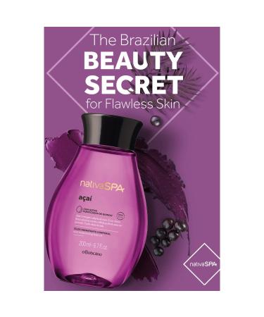 Nativa SPA by O Botic rio A a Body Oil - 6.8 Ounce Scented Moisturizer - Buy Online on GoSupps.com