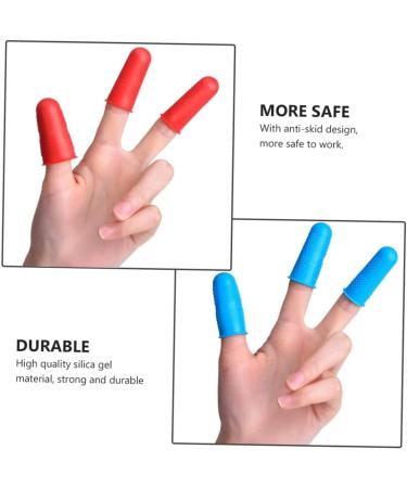 FRCOLOR 12pcs Finger Protectors | Durable Thumb Sleeves & Finger Supports | Assorted Colors | Wear-Resistant Protective Covers for All Ages - Buy Online on GoSupps.com