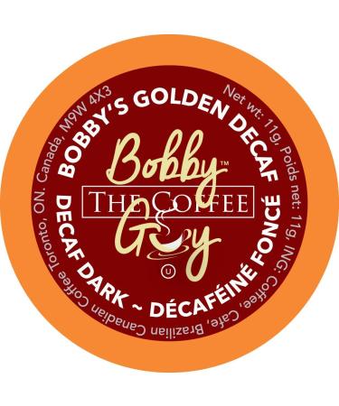 Bobby's Golden Decaf Compatible with Keurig K-Cup Brewers 24 Count