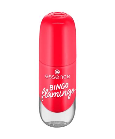 Essence Cosmetics Gel Nail Color Gellack Nailack No. 13 Bingo Flamingo Pink Expresser result long -lasting color -intensive gelig glossy without acetone vegan microplastics particles free (8ml)