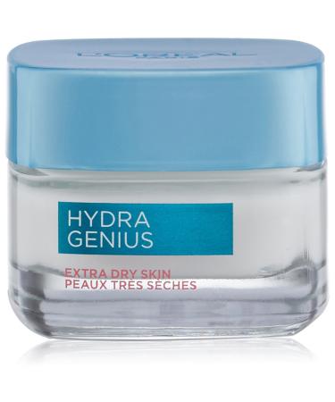 L'Oreal Paris Skincare Hydra Genius Daily Liquid Care Oil-Free Face Moisturizer for Extra Dry Skin  Hyaluronic Acid Moisturizer for Face with Aloe Water and Hyaluronic Acid  3.04 fl. oz.