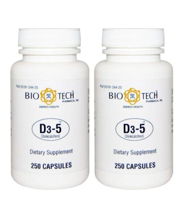 BioTech Pharmacal - D3-5 (5 000 IU) (500 Tablets)