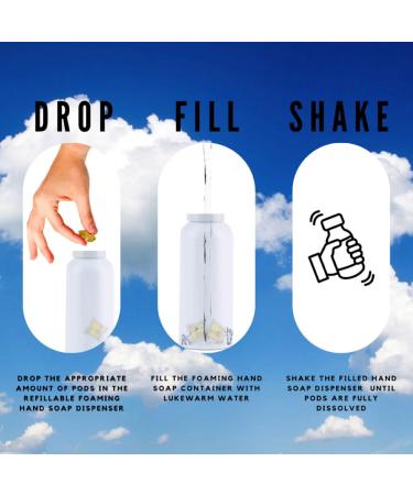 Renew Bath + Body Foaming Hand Soap Refills 20 pods White Tea & Aloe Scent eco-Friendly and Cruelty Free Plant-Based Packaging - Plastic Free - Ocean Safe Makes 80 Fl oz Total White Tea & Aloe 20 Count (Pack of 1) - Buy Online on GoSupps.com