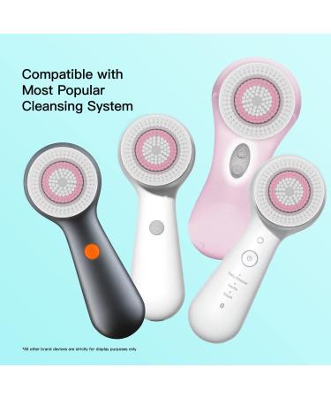 Brushmo Replacement Facial Cleansing Brush Heads - 4 Pack | Compatible with Radiance Cleanse Brush - Buy Online on GoSupps.com