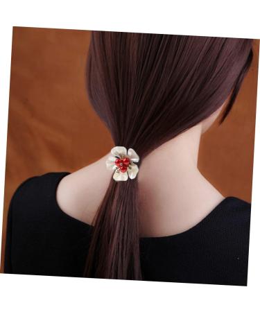 minkissy Hair Accessories Hair Rope Women Hair Accessories Multi-functional Hair Scrunchies Elastic Hair Bands Practical Hair Scrunchies Synthetic Shell Flower Resin Headgear Cute Miss - Buy Online on GoSupps.com