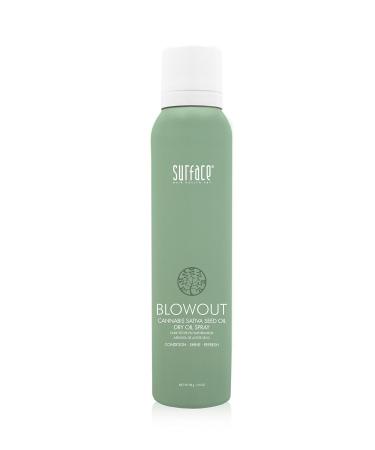Surface Hair Blowout Dry Oil Shine Spray for Women and Men 3.5 oz - Conditioning Dry Oil Mist with Babassu Seed Oil - Premium Hair Spray and Blowout Products for Hair