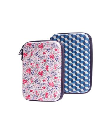 Glucology Diabetic Travel Case - Organizer for Blood Sugar Test Strips, Medication, Glucose Meter, Insulin Supplies (Flowers Classic) - Buy Online on GoSupps.com