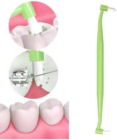 B Baosity Ended Pet Dental Brush - Ergonomic Design for Optimal Oral Care Green 3 Pcs - Buy Online on GoSupps.com