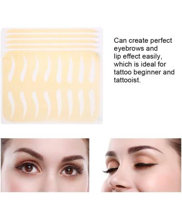 5Pcs Eyebrow Practice Skin Permanent Makeup Training Microblading Practice Skin - Fake Skin For Experienced Artists And Beginners(Gold) - Buy Online on GoSupps.com