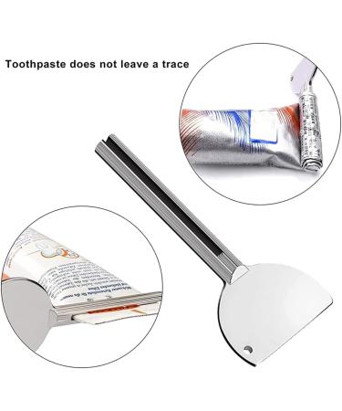 Luejnbogty 10 Pieces Metal Toothpaste Squeezer Tube Squeezer Press Key Tube Squeezer for Family Washroom Bathroom Toothpaste Etc - Buy Online on GoSupps.com
