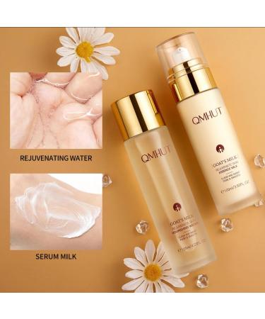 Goat Milk Skin Care Set - 2 Piece Hydrating & Smoothing Formula for Nourished Skin | Replenish Dry Skin & Improve Roughness - Buy Online on GoSupps.com
