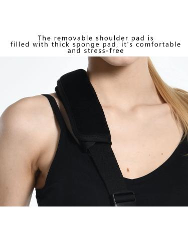 Fotgok Breathable Arm Sling with Waist Belt for Women - Shoulder Immobilizer with Strong Support - Red Rose Shoulder Injury Brace - Buy Online on GoSupps.com