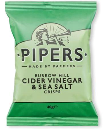 Pipers Top 4 Mixed Variety 40 x 40g | 13 x Lye Cross Cheddar & Onion | 11 x Anglesey Sea Salt | 9 x Burrow Hill Cider Vinegar & Sea Salt | 7 x Great Berwick Longhorn Beef - Buy Online on GoSupps.com