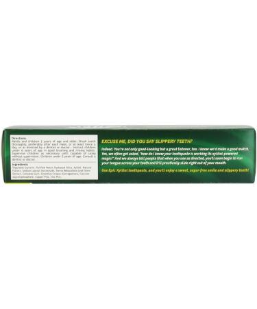 Buy Epic Dental Tpaste Xyl Flor Free - 4.9 Oz | Best Xylitol Toothpaste for Healthy Teeth - Ship Internationally - Buy Online on GoSupps.com