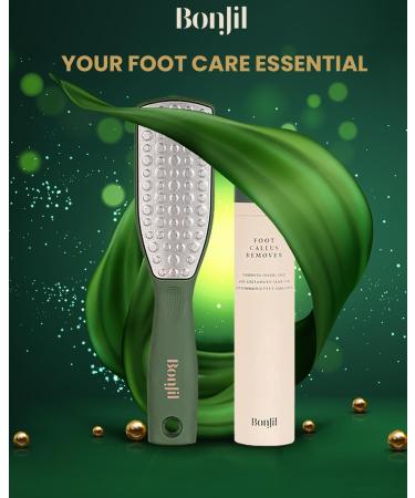 Foot Scrubber & Softening Spray | Double-Sided File Tool for Dead Skin | Doctor-Approved Cracked Heel Treatment - Buy Online on GoSupps.com