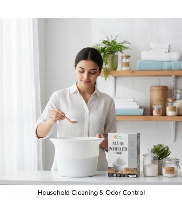 Herbs Botanica Alum Powder Potassium Alum Fitkari Granulated Powder Natural and Pure 2 oz No Additives Multi-Use Baking & Household Essential Pure - Buy Online on GoSupps.com