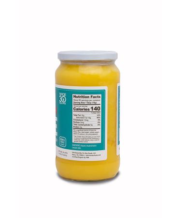 Tin Star Foods Grassfed Organic Ghee 365 Pasture Grazed - 32 fl oz | Keto, Whole 30, 21 Day Detox Approved, Lactose & Casein Free - Buy Online on GoSupps.com